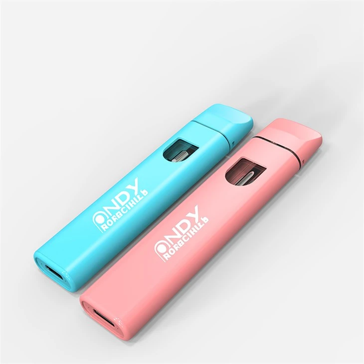 2024 New CBD HHC 1ml 2ml Ceramic Coil Flat Pod Wholesale Vape Disposable E Cigarette Empty Vape Pen
