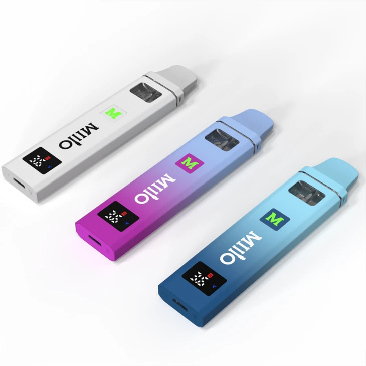 Китай 2-грамовий одноразовий CBD Vape Pen з попереднім нагріванням і розумним екраном для CBD/THC/HHC/HEMP/DELTA 8 Cannabis Vape Manufacturer