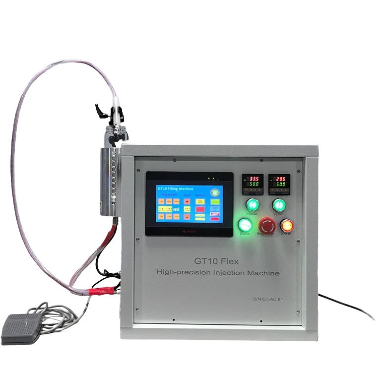 Updated GT10+ Flex Semi-Automated Vape Capsules Cartridge Distillate Cannabis Oil Filling Machine With 1200ML